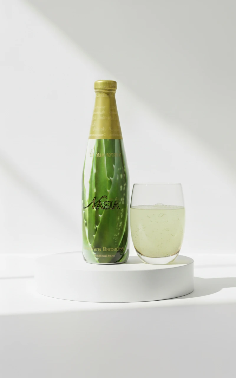 Elvara by NASIA bottle and glass